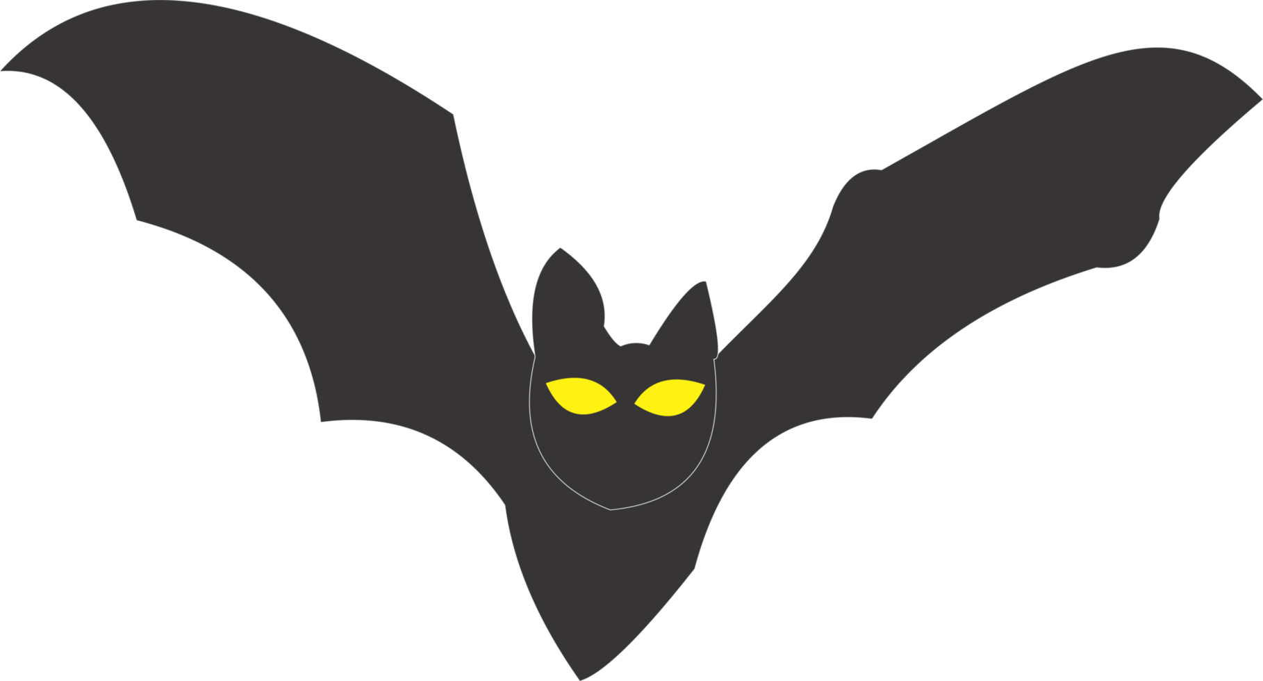 The black bat PNG