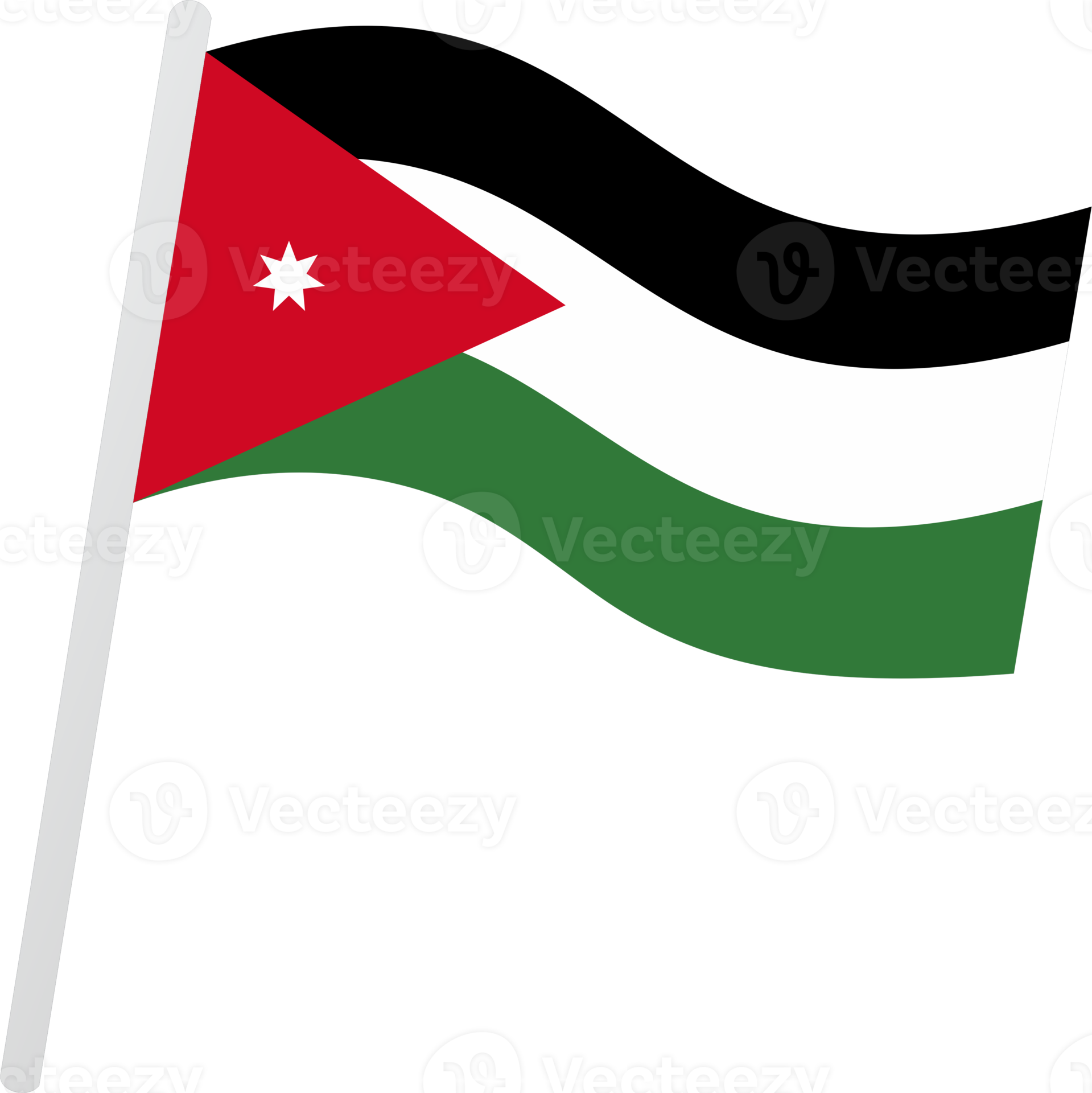 Jordan flag PNG 22110211 PNG