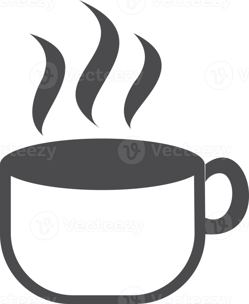 kaffe kopp logotyp element png