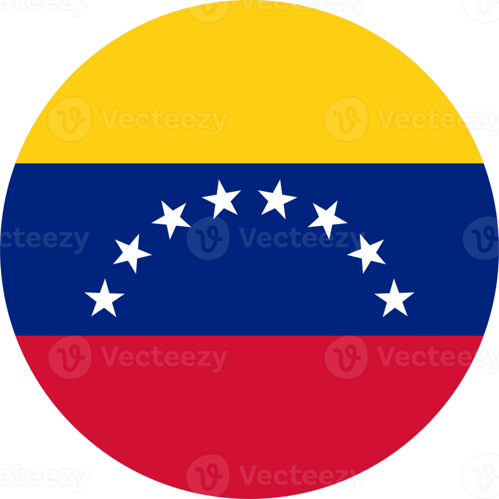 Venezuela bandera redondo forma png