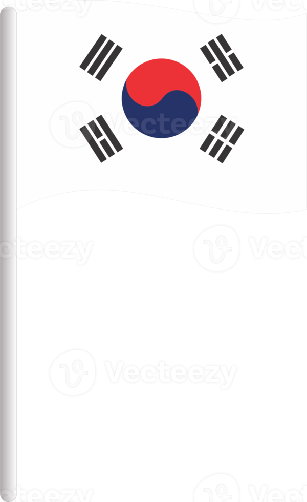 söder korea flagga png