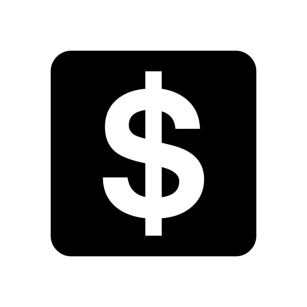 Dollar sign, dollar icon, dollar symbol, vector illustration