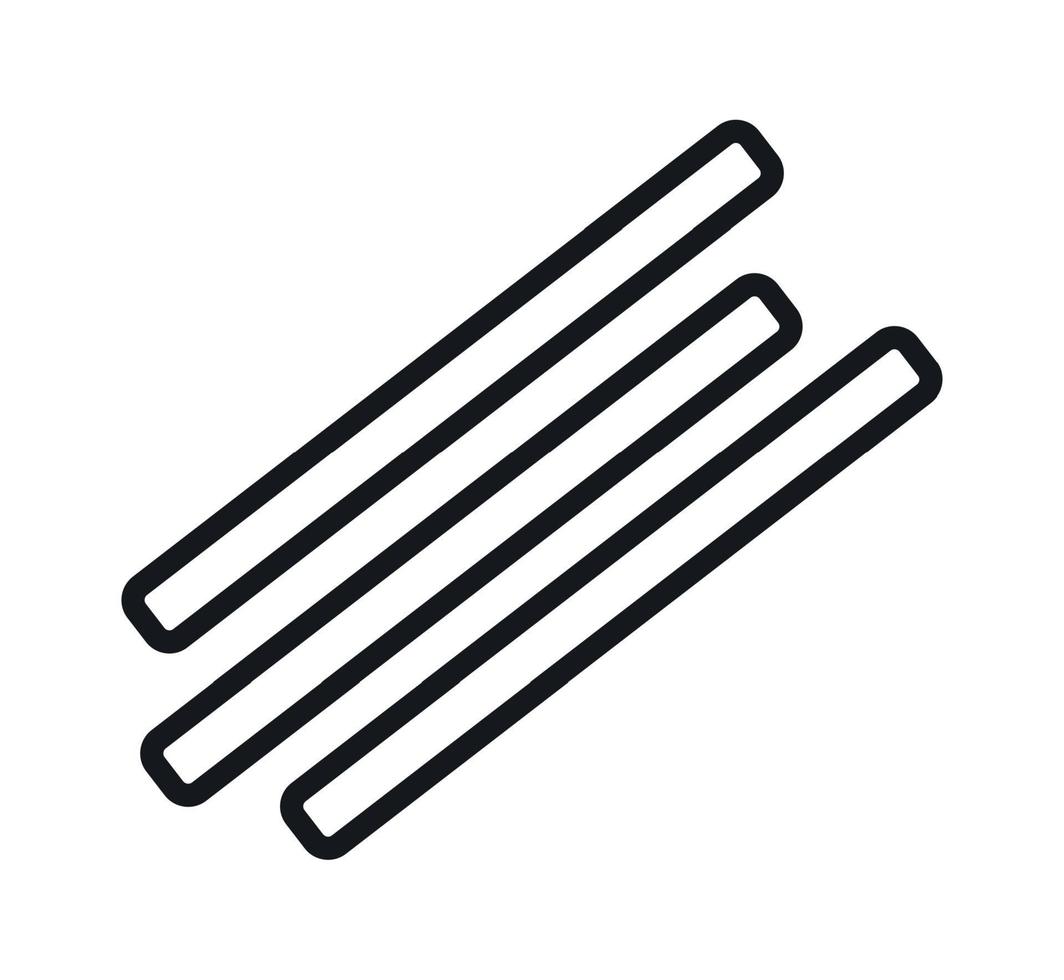 Pasta linguine icon. Vector illustration