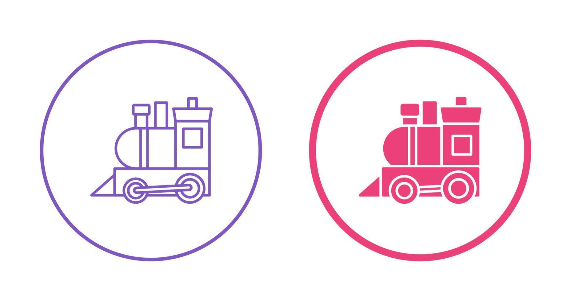 Toy Train Vector Icon