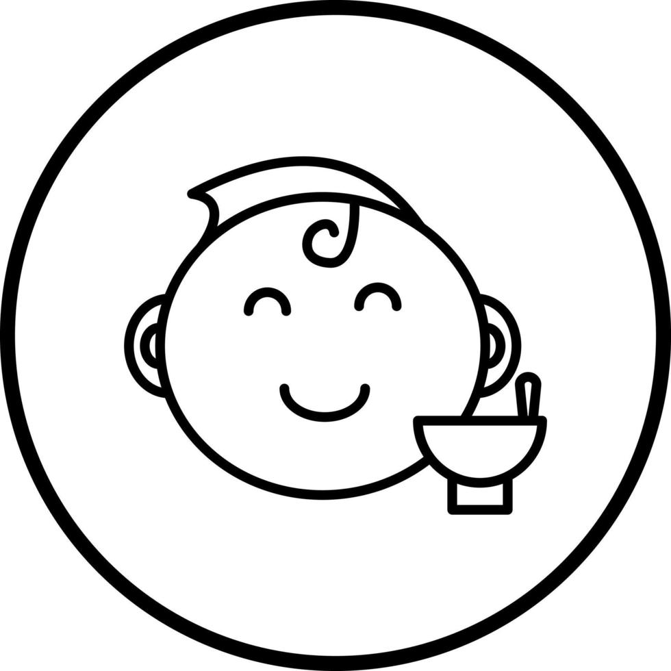 Baby Food Vector Icon Style