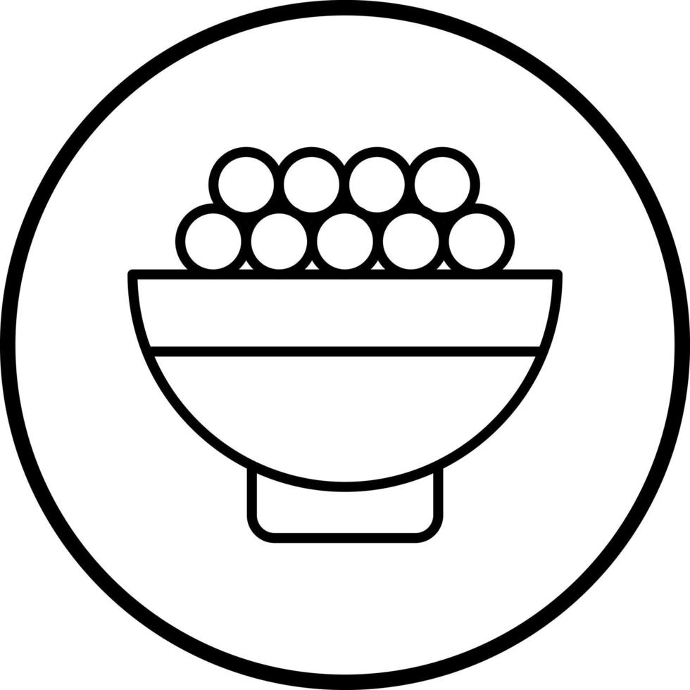 Food Bowl Vector Icon Style