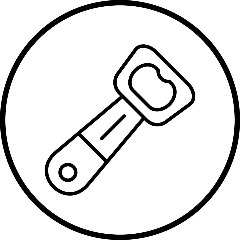 Bottle Opener Vector Icon Style