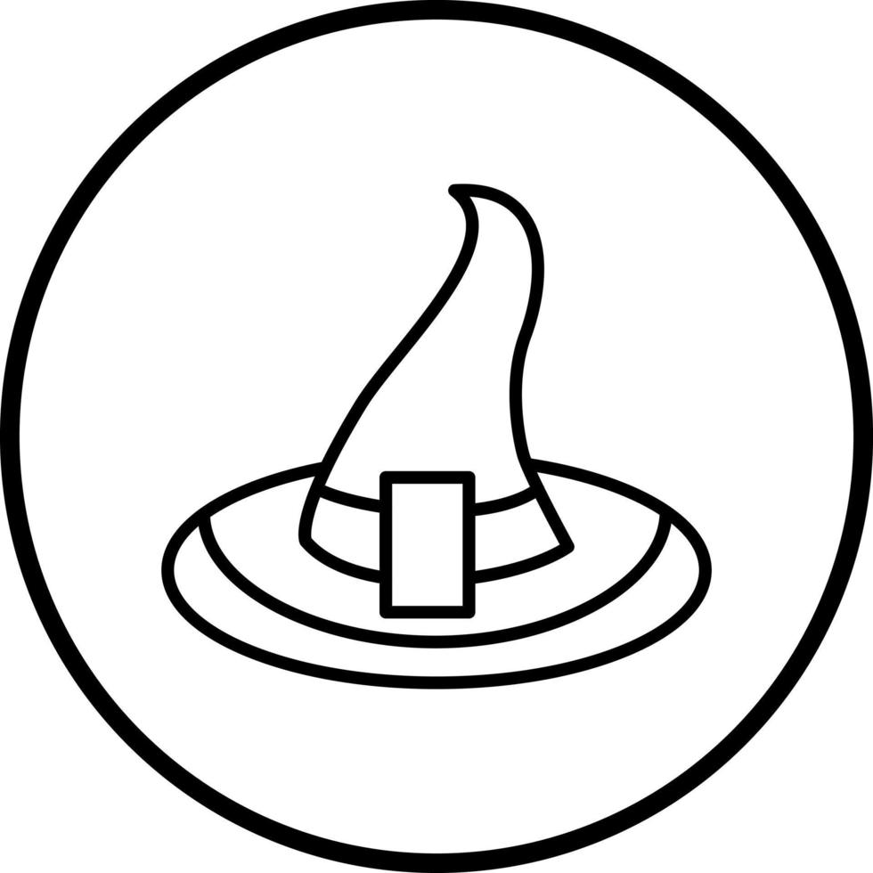 Witch Hat Vector Icon Style