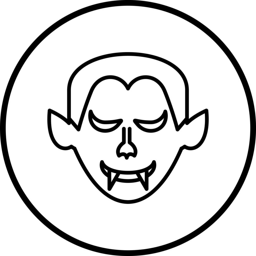 Vampire Vector Icon Style