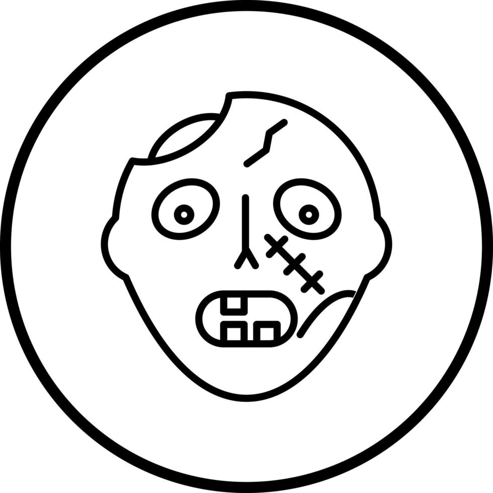 Zombie Vector Icon Style