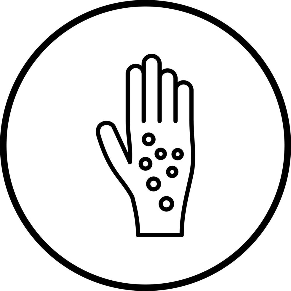 Rash Vector Icon Style