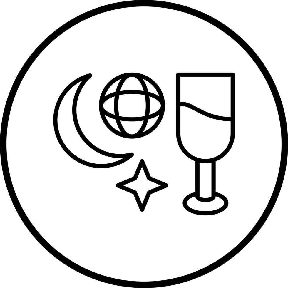 Nightlife Vector Icon Style