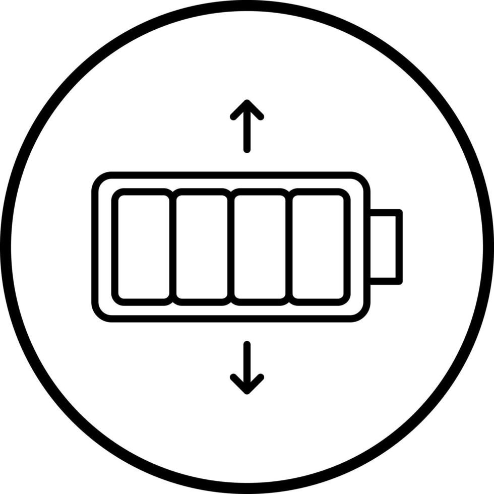 Big Battery Vector Icon Style