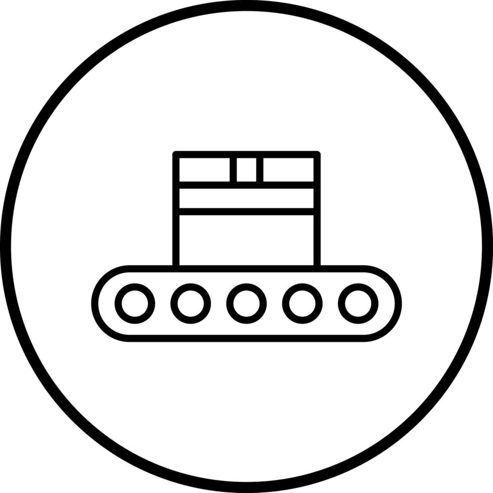 Conveyor Vector Icon Style