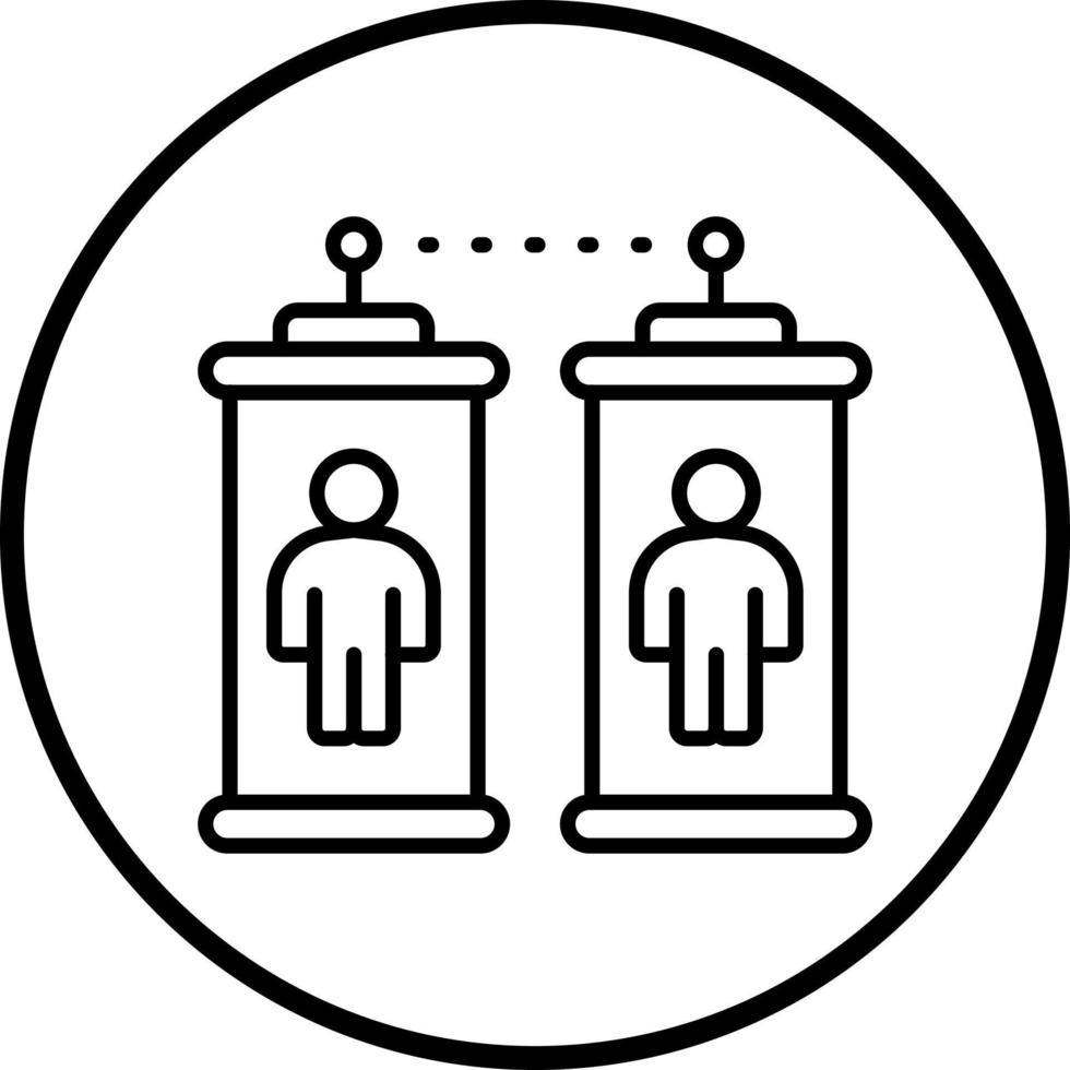 Teleport Vector Icon Style