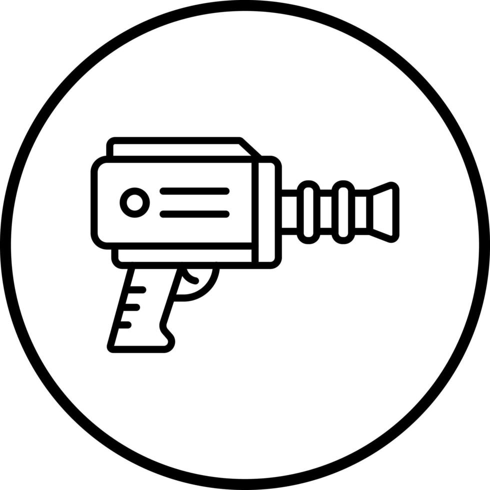Blaster Vector Icon Style