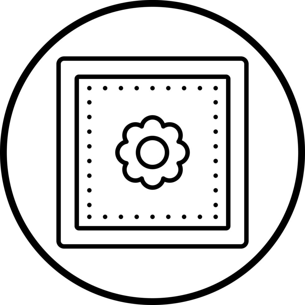 Painted Fabric Vector Icon Style