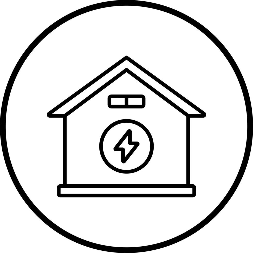 Power Housing Vector Icon Style