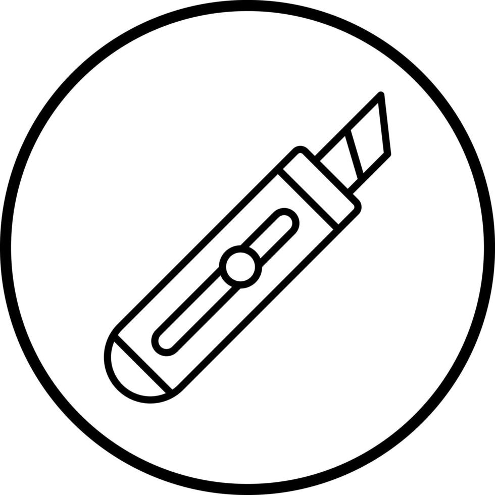Box Cutter Vector Icon Style