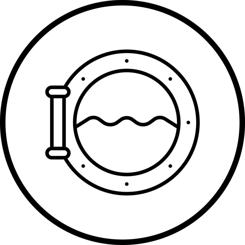 Porthole Vector Icon Style