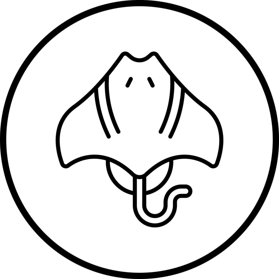 Stingray Vector Icon Style