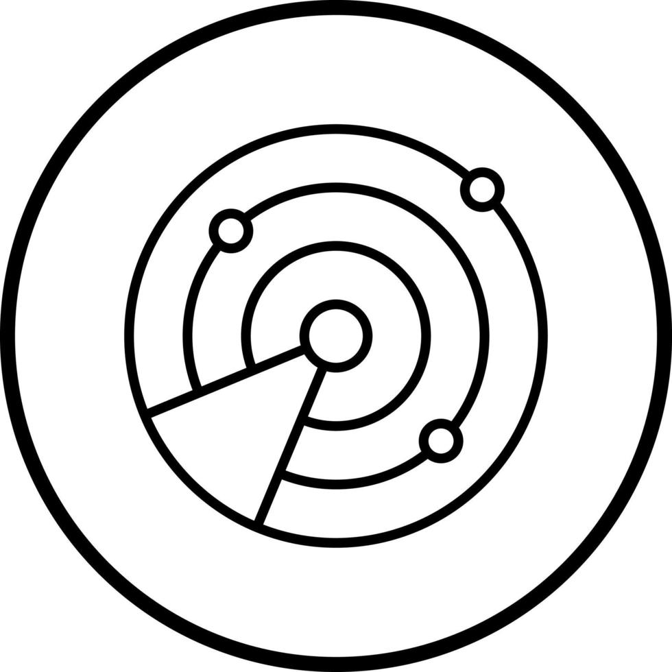 Radar Vector Icon Style
