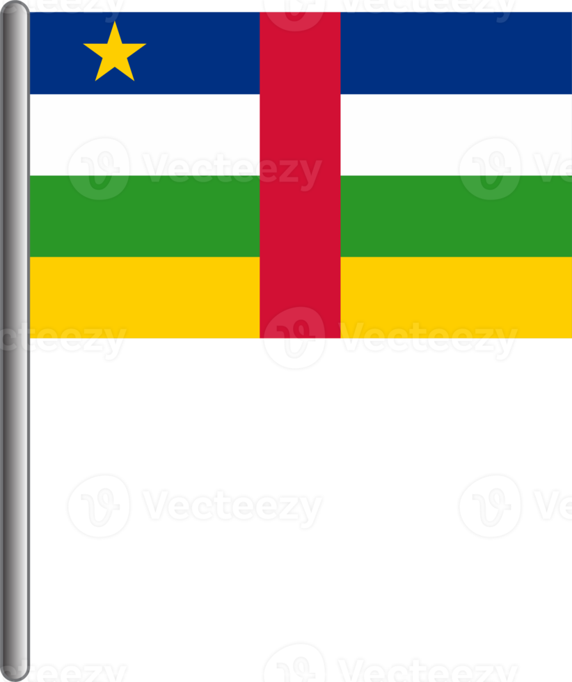centraal Afrikaanse republiek vlag PNG