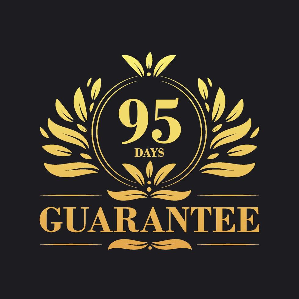 95 Days Guarantee Logo vector,  95 Days Guarantee sign symbol vector