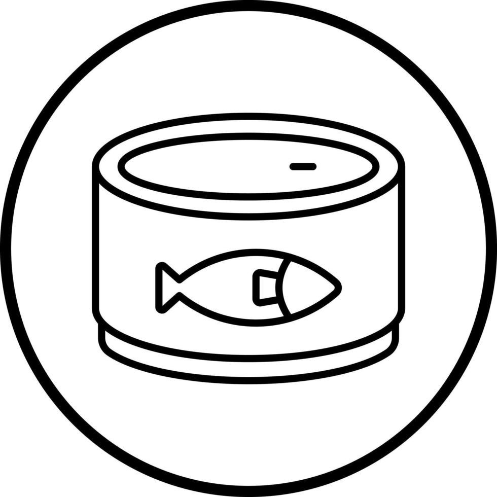 Canned Food Vector Icon Style