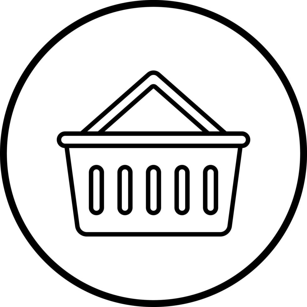 Shopping Basket Vector Icon Style