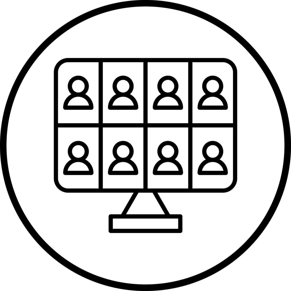 Meeting Vector Icon Style