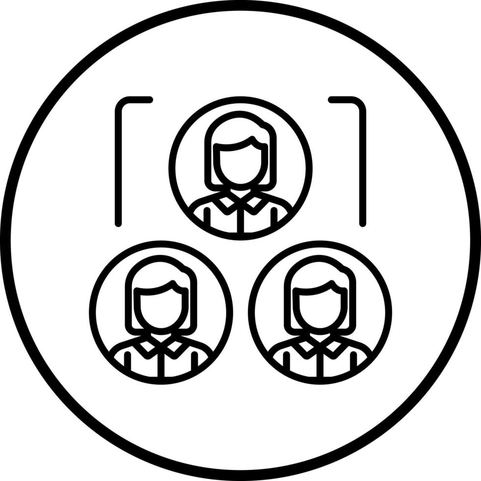 Delegation Of Work Vector Icon Style