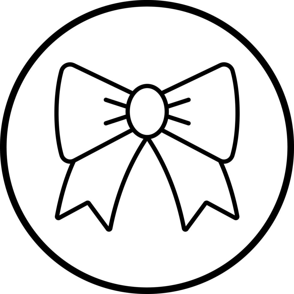 Bow Tie Vector Icon Style