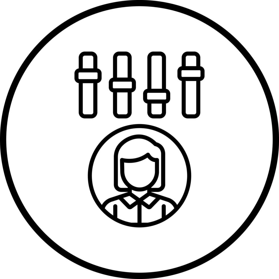 Behavior Tuning Vector Icon Style