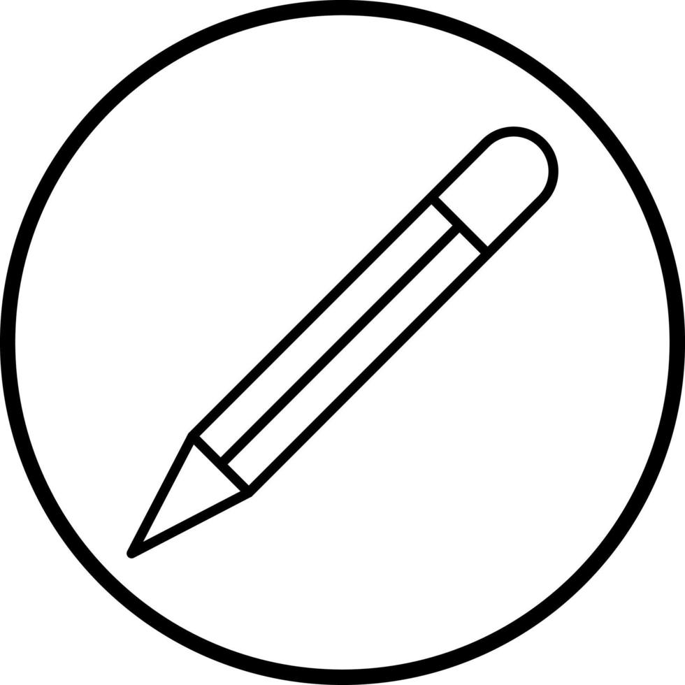 Hand Pencil Vector Icon Style
