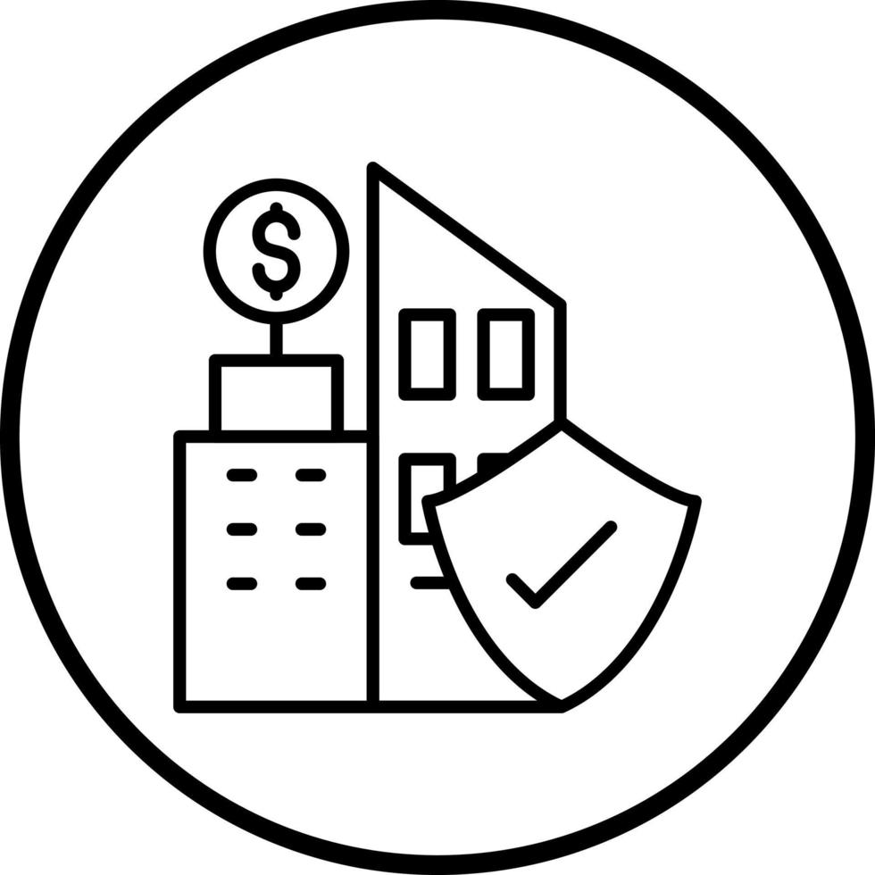Business Insurance Vector Icon Style