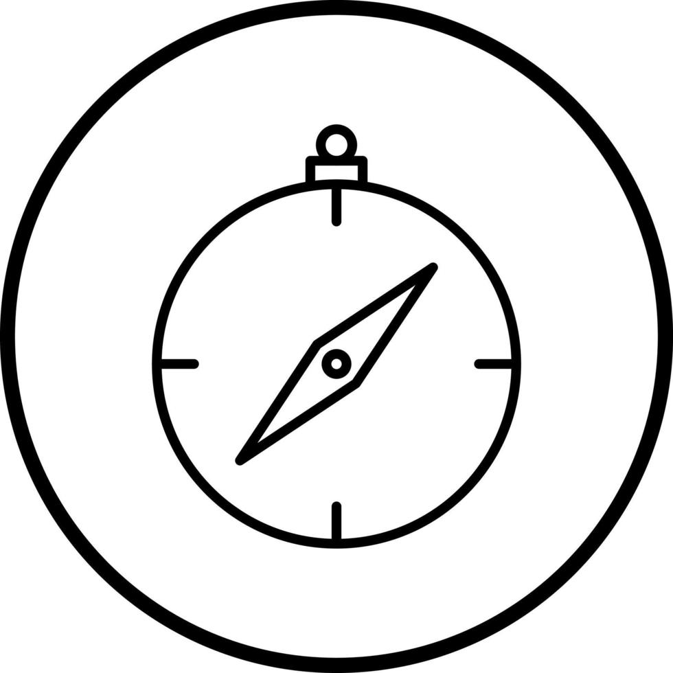 Compass Vector Icon Style