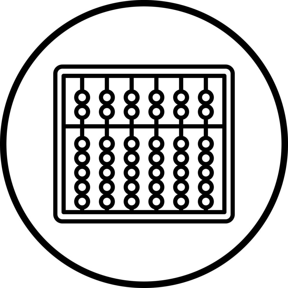 Abacus Vector Icon Style