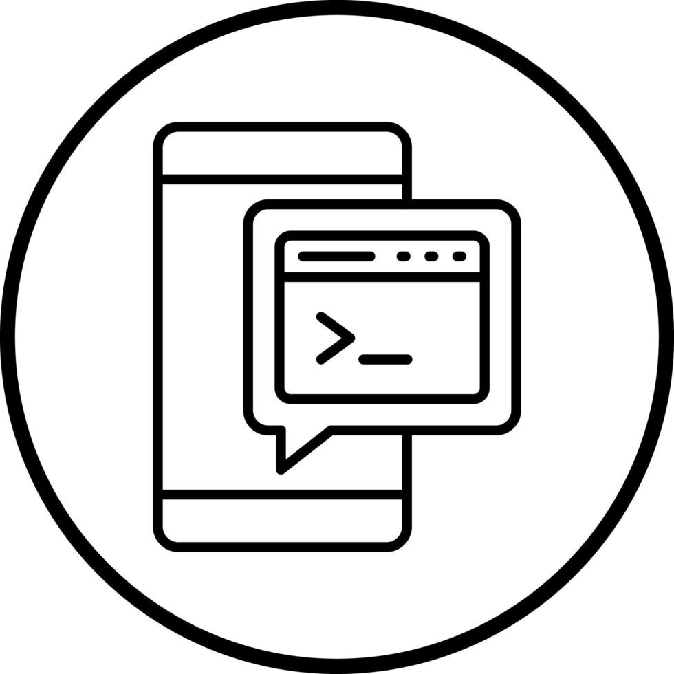 Command Line Vector Icon Style