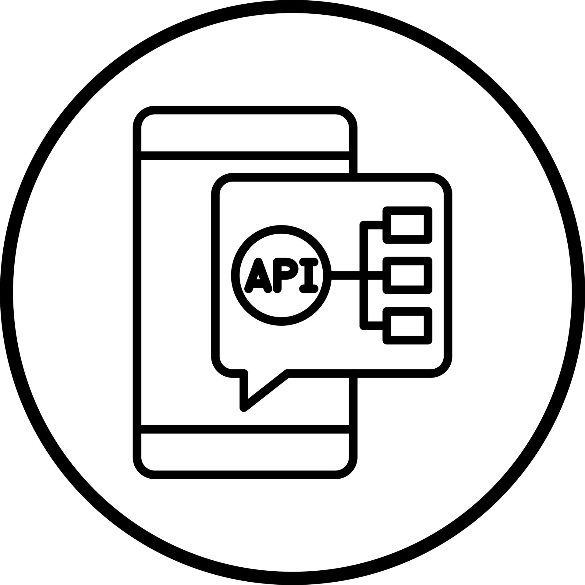 Api Integration Vector Icon Style 22112527 Vector Art at Vecteezy