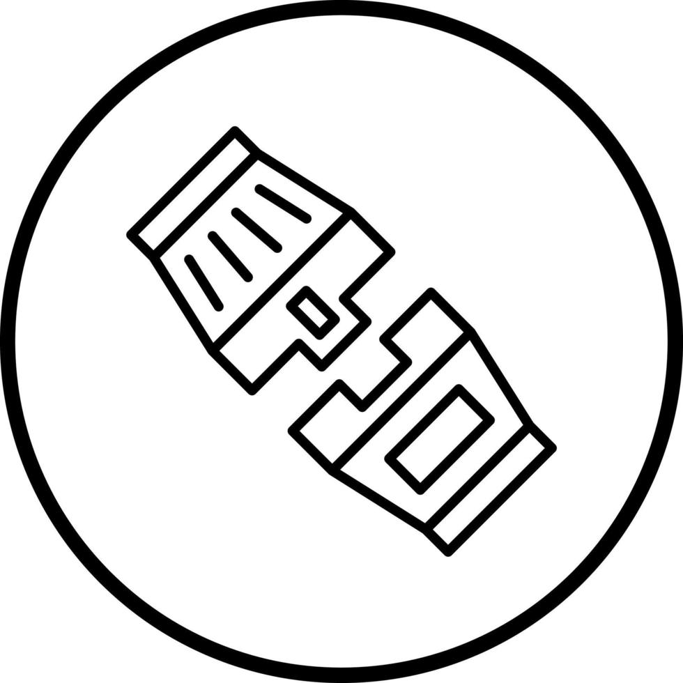Seatbelt Vector Icon Style