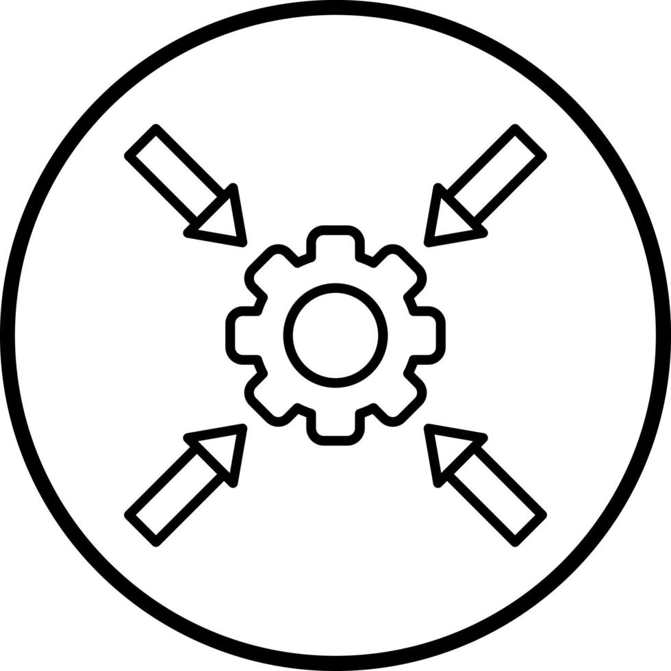 Convergence Vector Icon Style