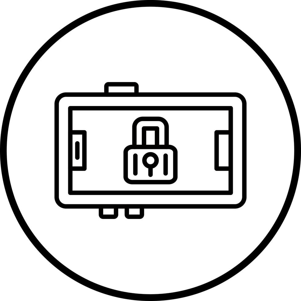 Screen lock Landscape Vector Icon Style