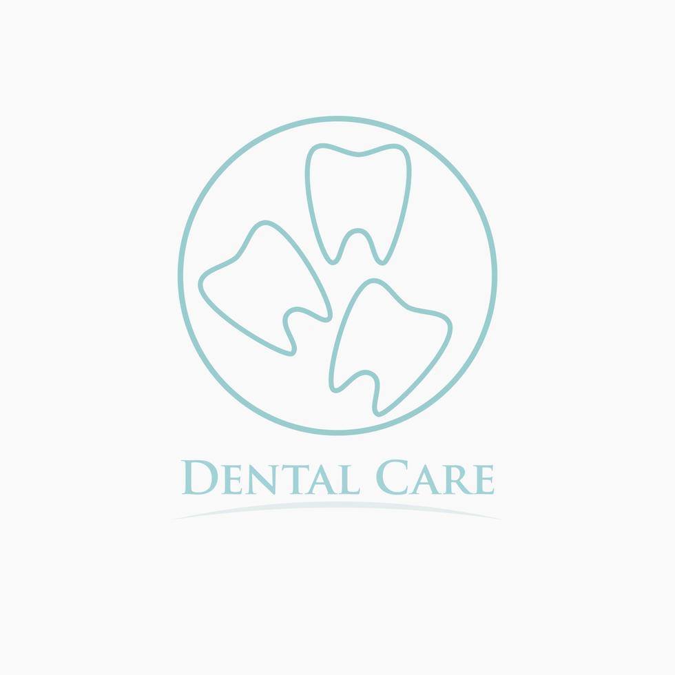 vector logo dental care business