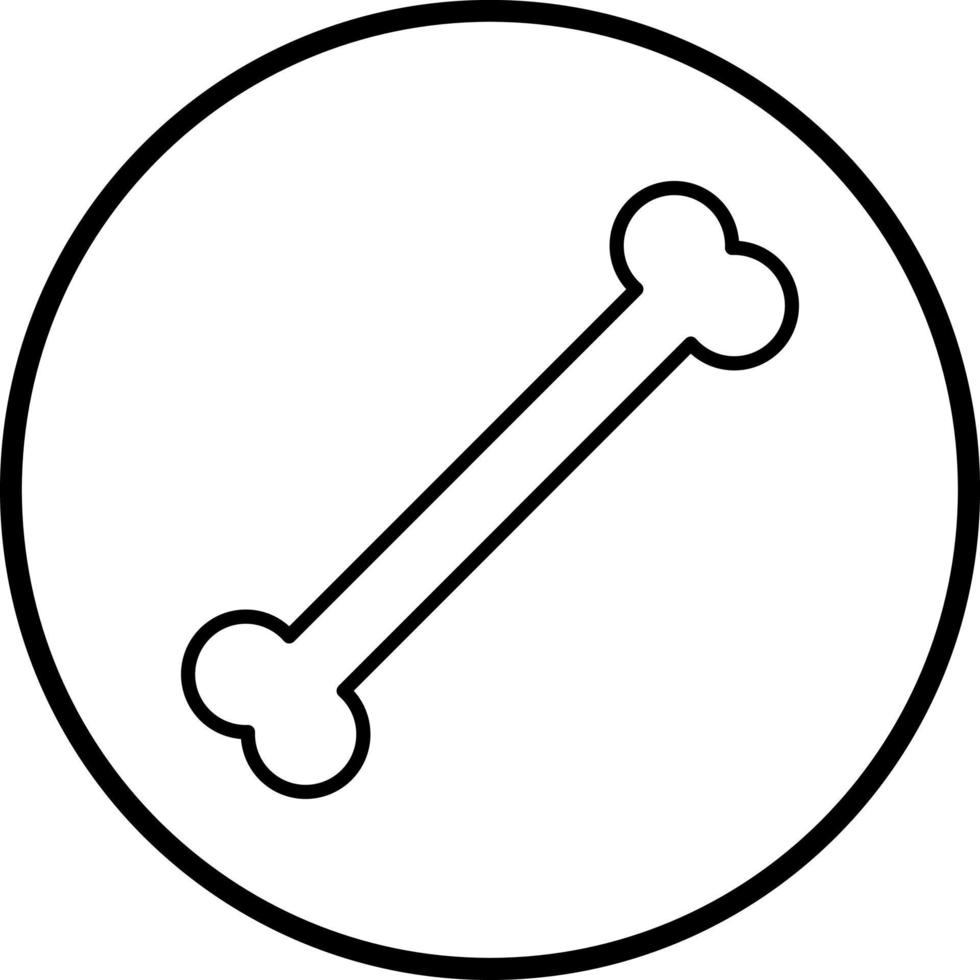 Bone Vector Icon Style