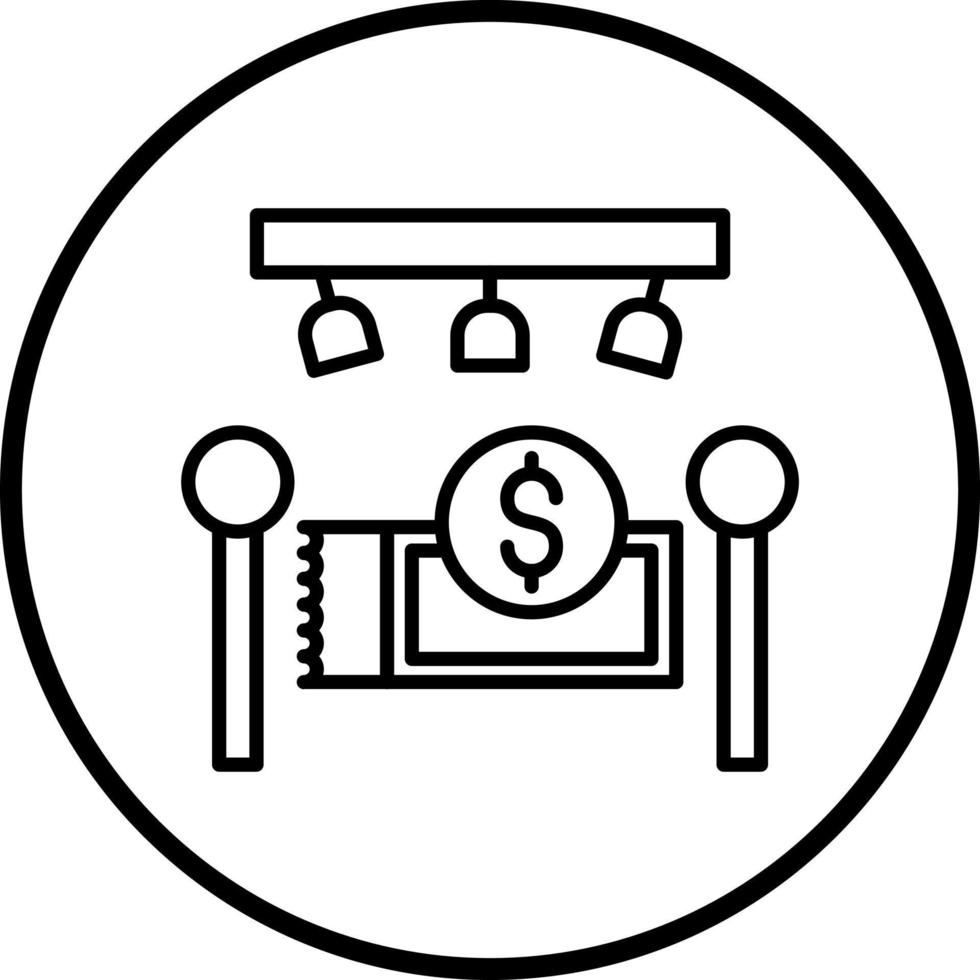 Cover Charge Vector Icon Style