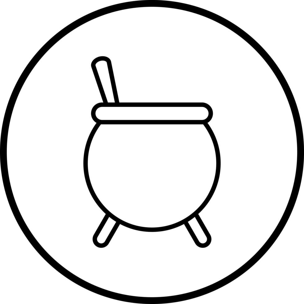 Cauldron Vector Icon Style