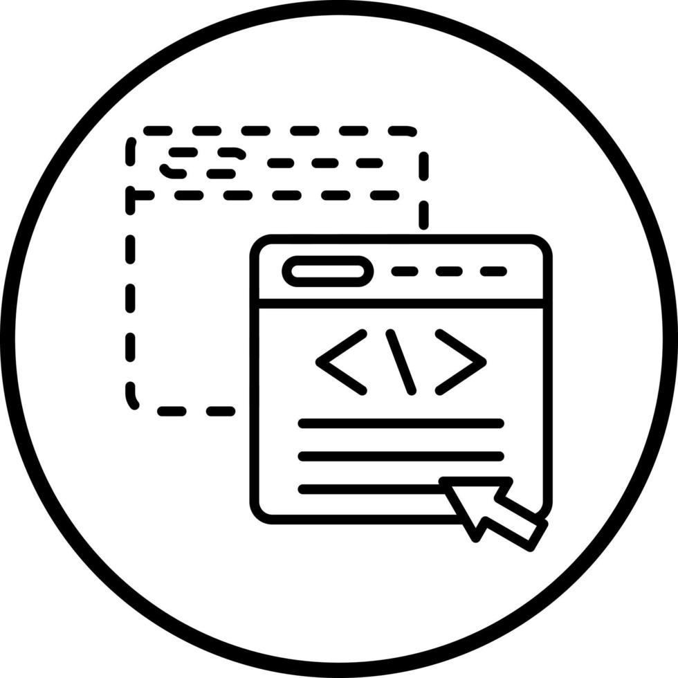 Drag and Drop Vector Icon Style