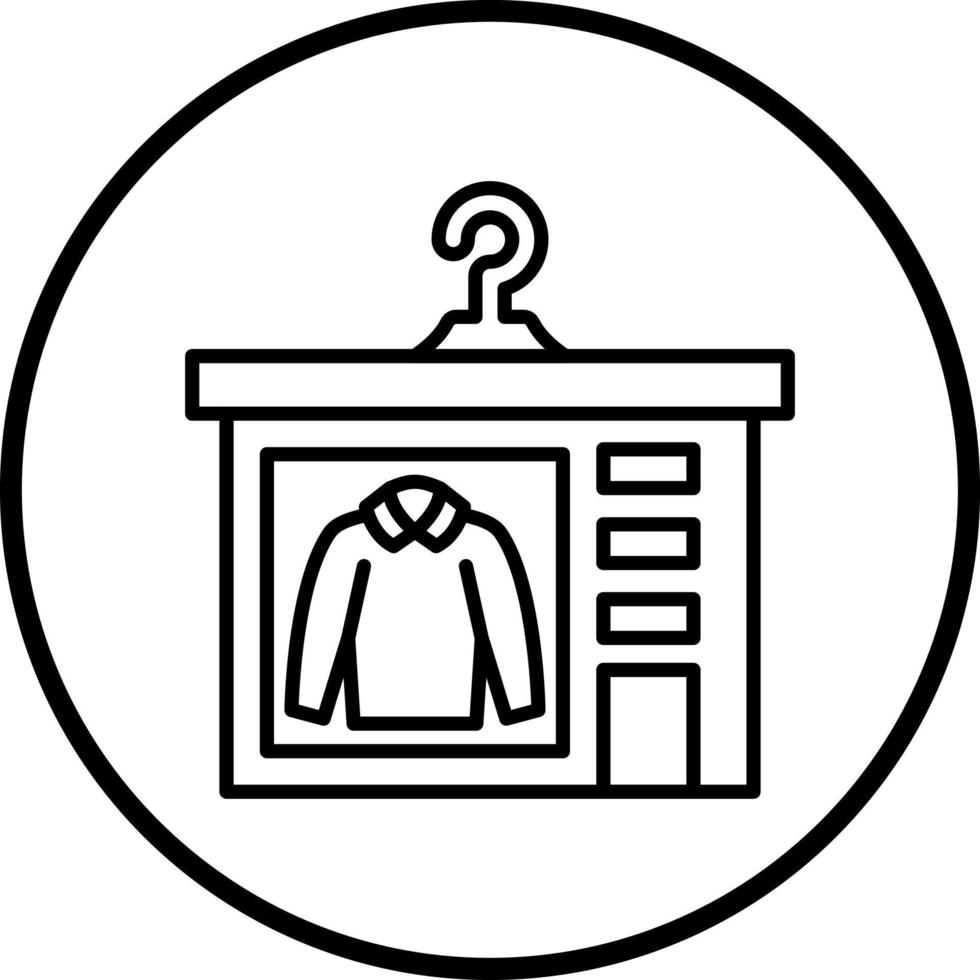 Fashion Store Vector Icon Style