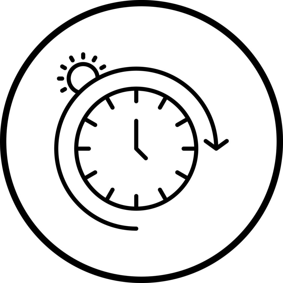 Daily Routine Vector Icon Style